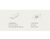 Схема Раковина подвесная Corian Rexa Design 2018 18732D1 1700521 Современный / Скандинавский / Модерн