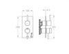 Схема Смеситель термостатический FIR CleoSteel 48 48.8017.8.50.00