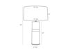 Схема Лампа настольная Whitman  Arteriors Home  LIGHTING 49285-395