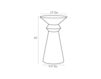 Схема Столик приставной Vlad  Arteriors Home  FURNITURE 5033