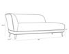 Схема Кушетка Catalina  Arteriors Home  FURNITURE 8109