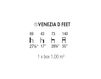 Схема Диван Accento 2019 VENEZIA D FEET