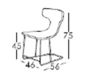 Схема Стул Fama 2019 82166 Chair M45