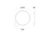 Схема Светильник настенный Discovery Artemide S.p.A. 2019 1998030A