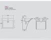 Схема Раковина подвесная Vitruvit Collection/simply SIMLA Современный / Скандинавский / Модерн
