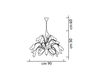 Схема Люстра FLOWERS Luci Italiane (Evi Style, Morosini) Traditional ES6900/9R01B03 Современный / Скандинавский / Модерн