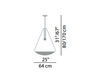 Схема Светильник TRAMA Luceplan by gruppo Calligaris Classico 1D14=0000020 Современный / Скандинавский / Модерн