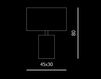 Схема Лампа настольная Menichetti srl Classico 08700-LGX AM00B Классический / Исторический / Английский