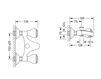 Схема Смеситель настенный Joerger Palazzo Crystal 605.20.110 Современный / Скандинавский / Модерн