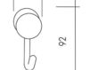 Схема Крючок Giulini Accessori Bagno Rg0315 Современный / Скандинавский / Модерн