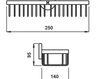 Схема Полка для ванной Giulini Accessori Bagno Rg0359 Современный / Скандинавский / Модерн