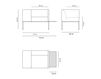 Схема Кресло BRIX Viccarbe Armchairs BRIX-1 + BRIM Современный / Скандинавский / Модерн
