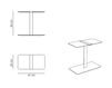 Схема Столик приставной SERRA Viccarbe Tables SE45 2 Современный / Скандинавский / Модерн