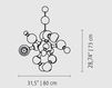 Схема Светильник Delightfull by Covet Lounge Suspension ATOMIC 5 Современный / Скандинавский / Модерн