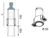 Схема Встраиваемый светильник Luciferos Trimless Downlighters LTN50T.940S/01 Современный / Скандинавский / Модерн