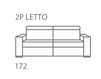 Схема Диван Dibenedetto Living srl Young DAFNE 2P LETTO Современный / Скандинавский / Модерн