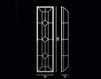 Схема Светильник настенный Cremasco Illuminazione snc Il Rilegato 2005/8PL-B.sm Классический / Исторический / Английский