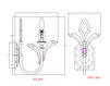 Схема Бра Fine Art Lamps Beveled Arcs 761450 Классический / Исторический / Английский