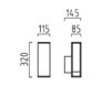 Схема Садовый светильник TENDO 44 Helestra Your Light A18145.93 Современный / Скандинавский / Модерн