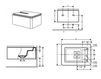 Схема Биде подвесное Hidrobox Global 140000072 Современный / Скандинавский / Модерн