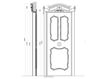 Схема Дверь деревянная Aix en Provence New design porte Emozioni 7016 / QQ Классический / Исторический / Английский