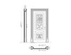 Схема Дверь деревянная  Luigi XVI  New design porte Emozioni 4014/QQ/int 2 Классический / Исторический / Английский