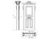 Схема Дверь деревянная  Palazzo New design porte Emozioni 5016/QQ/int 3 Классический / Исторический / Английский