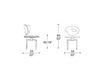 Схема Стул SAMBA IL Loft Chairs & Bar Stools SA22 Лофт / Фьюжн / Винтаж / Ретро
