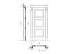 Схема Дверь деревянная Carracci New design porte 300 2016/QQ 6 Классический / Исторический / Английский