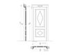 Схема Дверь деревянная Cimabue New design porte 300 1017/QQ Классический / Исторический / Английский