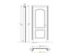 Схема Дверь арочная Boninsegna New design porte 300 1024/TT 2 Классический / Исторический / Английский