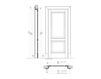 Схема Дверь деревянная DONATELLO New design porte 400 1114/Q 4 Классический / Исторический / Английский