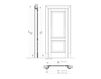 Схема Дверь деревянная Donatello New design porte 400 1114 Классический / Исторический / Английский