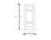 Схема Дверь деревянная Leonardo New design porte 400 1115/Q Классический / Исторический / Английский