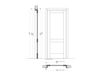 Схема Дверь деревянная Guarini New design porte 600 314/C Классический / Исторический / Английский