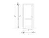 Схема Дверь деревянная Cantarini New design porte 600 304 3 Классический / Исторический / Английский