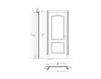Схема Дверь деревянная Cantosi New design porte 700 712M/QQ/A 6 Классический / Исторический / Английский