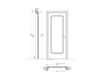 Схема Дверь деревянная Villa D'este New design porte 700 763/QQ/A 2 Классический / Исторический / Английский