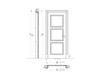 Схема Дверь деревянная Villa Lecchi New design porte 700 745/QQ/D Классический / Исторический / Английский