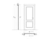 Схема Дверь деревянная Villa Montecchio  New design porte 700 754/QQ/P Классический / Исторический / Английский