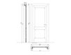 Схема Дверь деревянная Palladio New design porte 500 1204/QQ Классический / Исторический / Английский