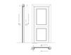Схема Дверь деревянная Giudetto New design porte Metropolis 1011/QQ/A 4 Классический / Исторический / Английский