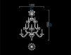 Схема Люстра Grandi Veneziani Barovier&Toso Candeliers 4604/12/CC Классический / Исторический / Английский