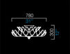 Схема Люстра Rex Barovier&Toso Ceiling Lamp 5358/OR Классический / Исторический / Английский