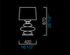 Схема Лампа настольная Pigalle Barovier&Toso Table Lamps 5678/BC/BB Ар-деко / Ар-нуво / Американский