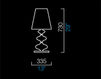 Схема Лампа настольная Eva Barovier&Toso Table Lamps 7056/IC/NN Ар-деко / Ар-нуво / Американский