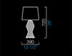 Схема Лампа настольная Vania Barovier&Toso Table Lamps 5572/VL/NN Ар-деко / Ар-нуво / Американский