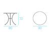 Схема Стол для террасы Pigalle Emu Group Classic 2013 906 Минимализм / Хай-тек