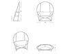 Схема Кресло для террасы ALTAIR DFN Srl Samuele Mazza Outdoor 81836 Классический / Исторический / Английский
