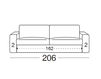 Схема Диван Togo Alberta Salotti The Sofa Bed 0TOGC5 Классический / Исторический / Английский